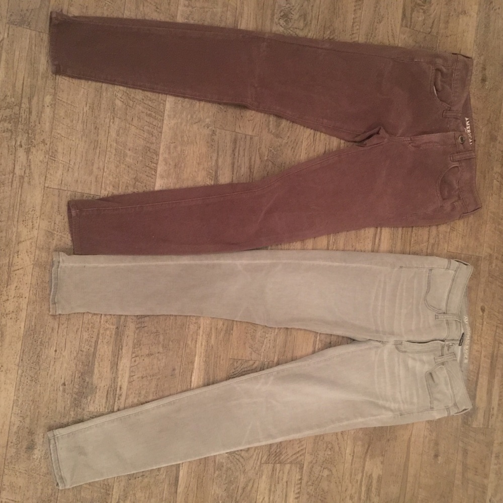 2pr. American Eagle Jeggings 6R